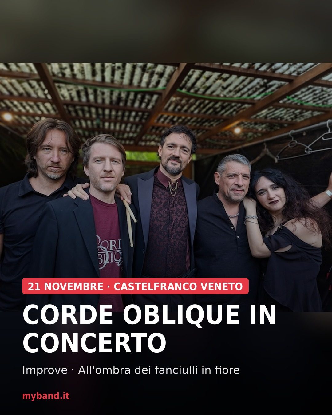 Corde Oblique in concerto – All'ombra dei fanciulli in fiore