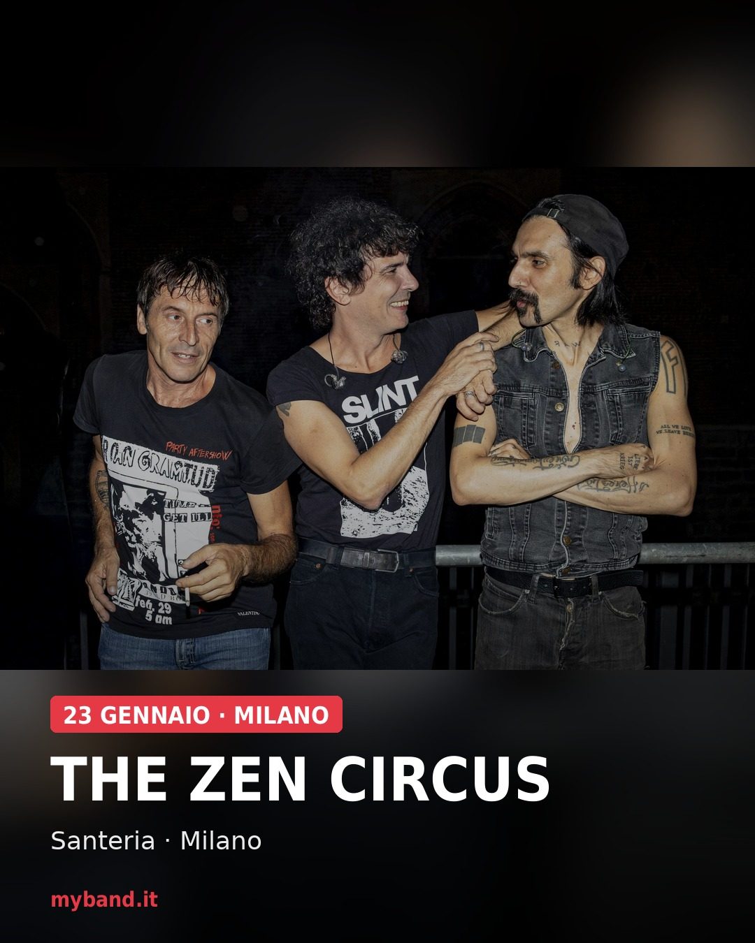 The Zen Circus in concerto – Fate voi tour 2027