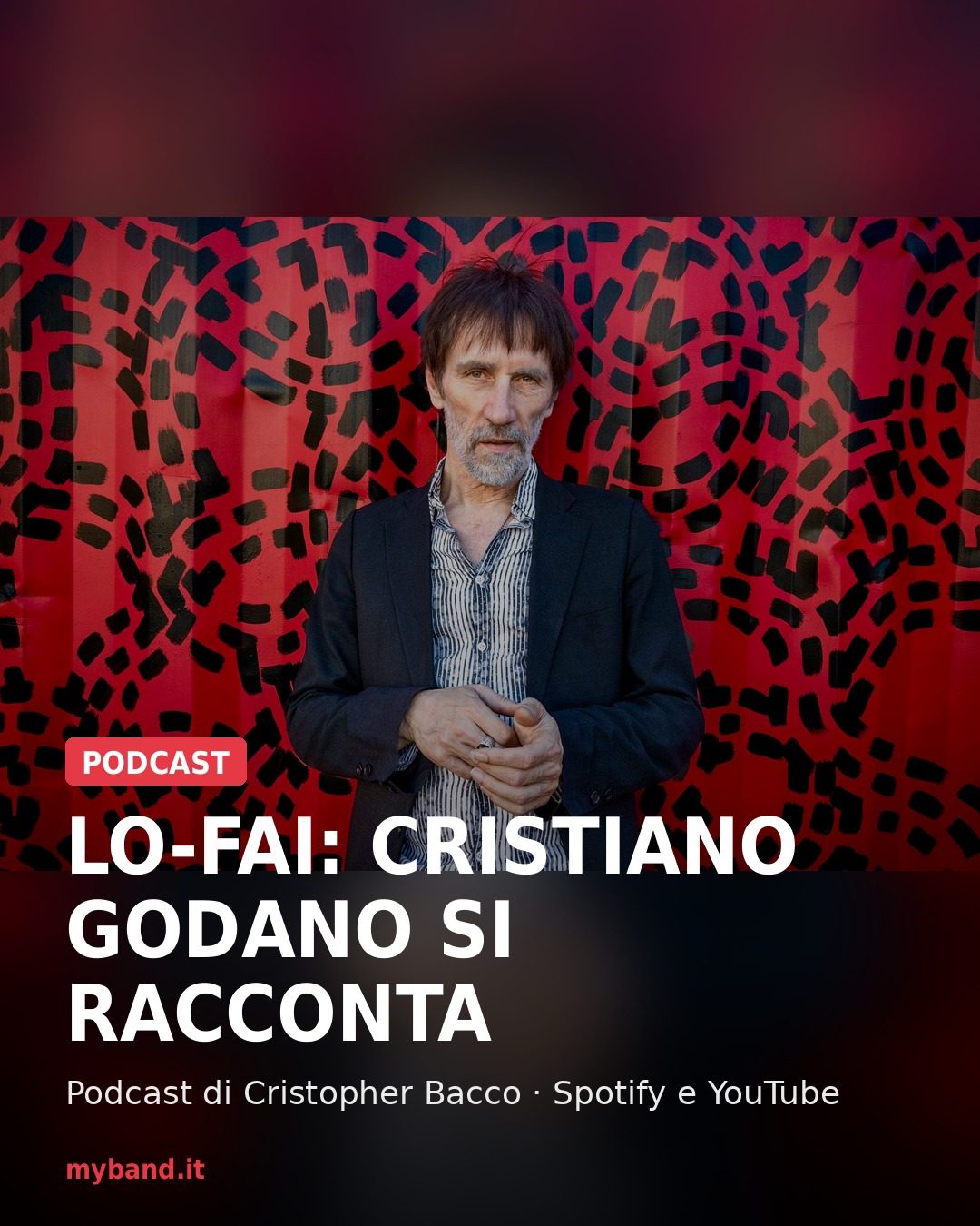 LO-FAI, Cristiano Godano nella nuova puntata del podcast di Cristopher Bacco