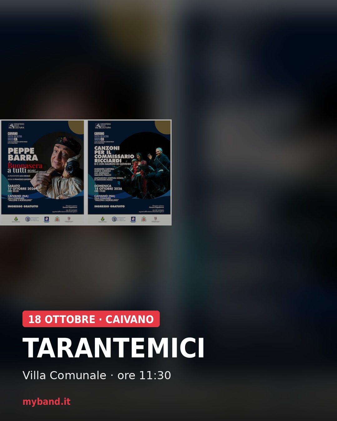 Tarantemici in concerto