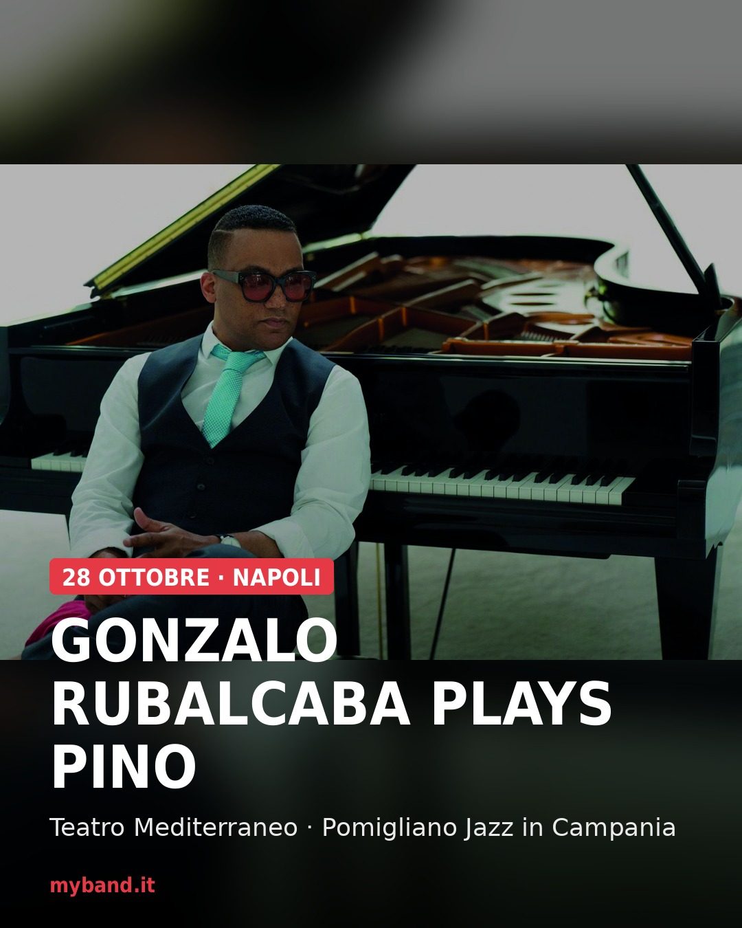 Gonzalo Rubalcaba in concerto – Gonzalo Plays Pino