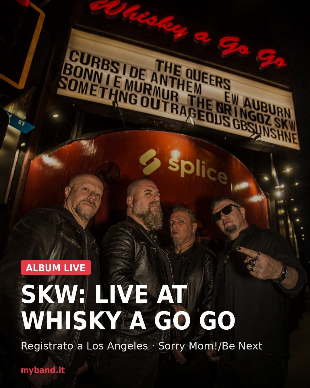 SKW, esce "Live at Whisky A Go Go": il primo album live della band registrato nel leggendario locale di Los Angeles