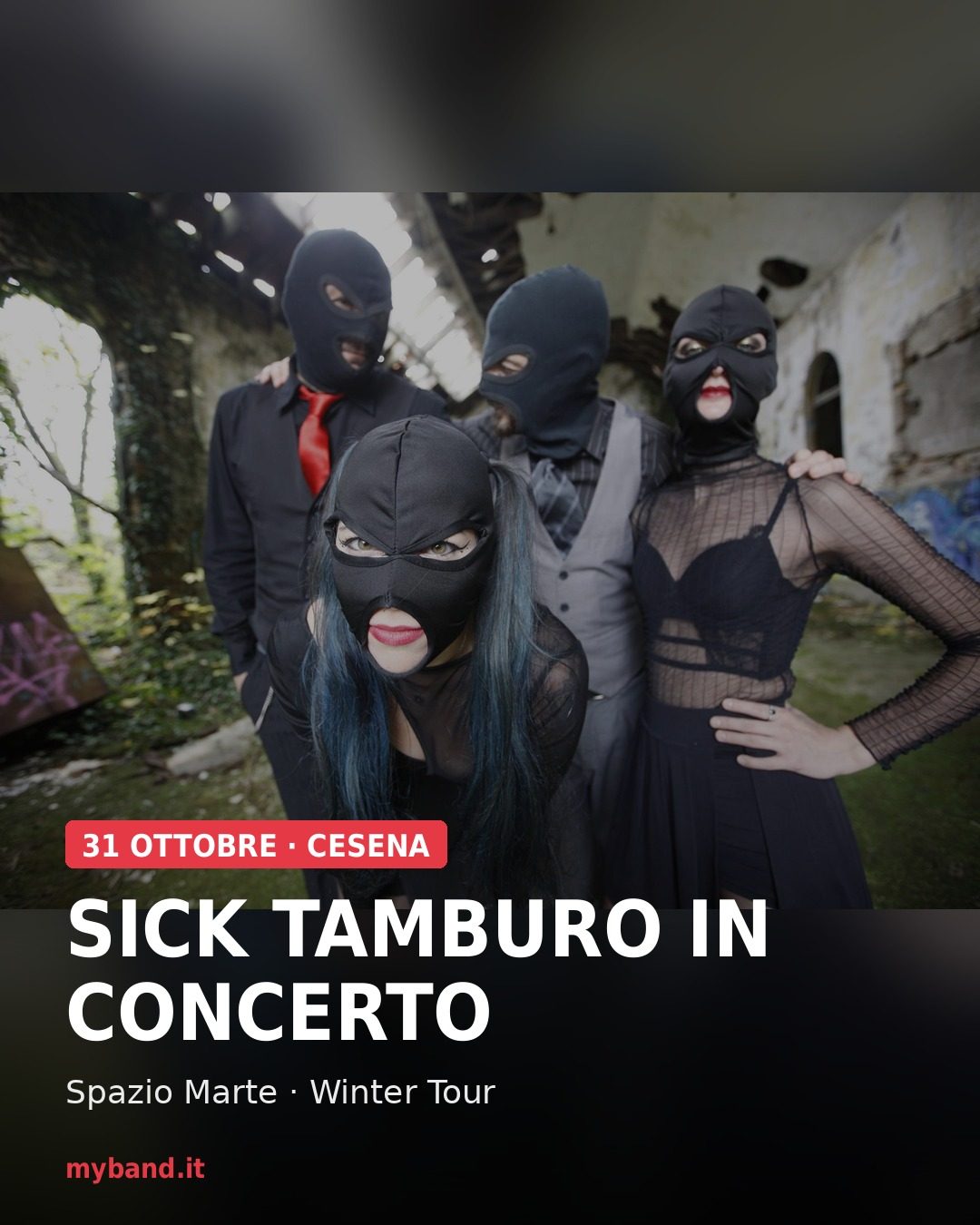 Sick Tamburo in concerto – Winter Tour