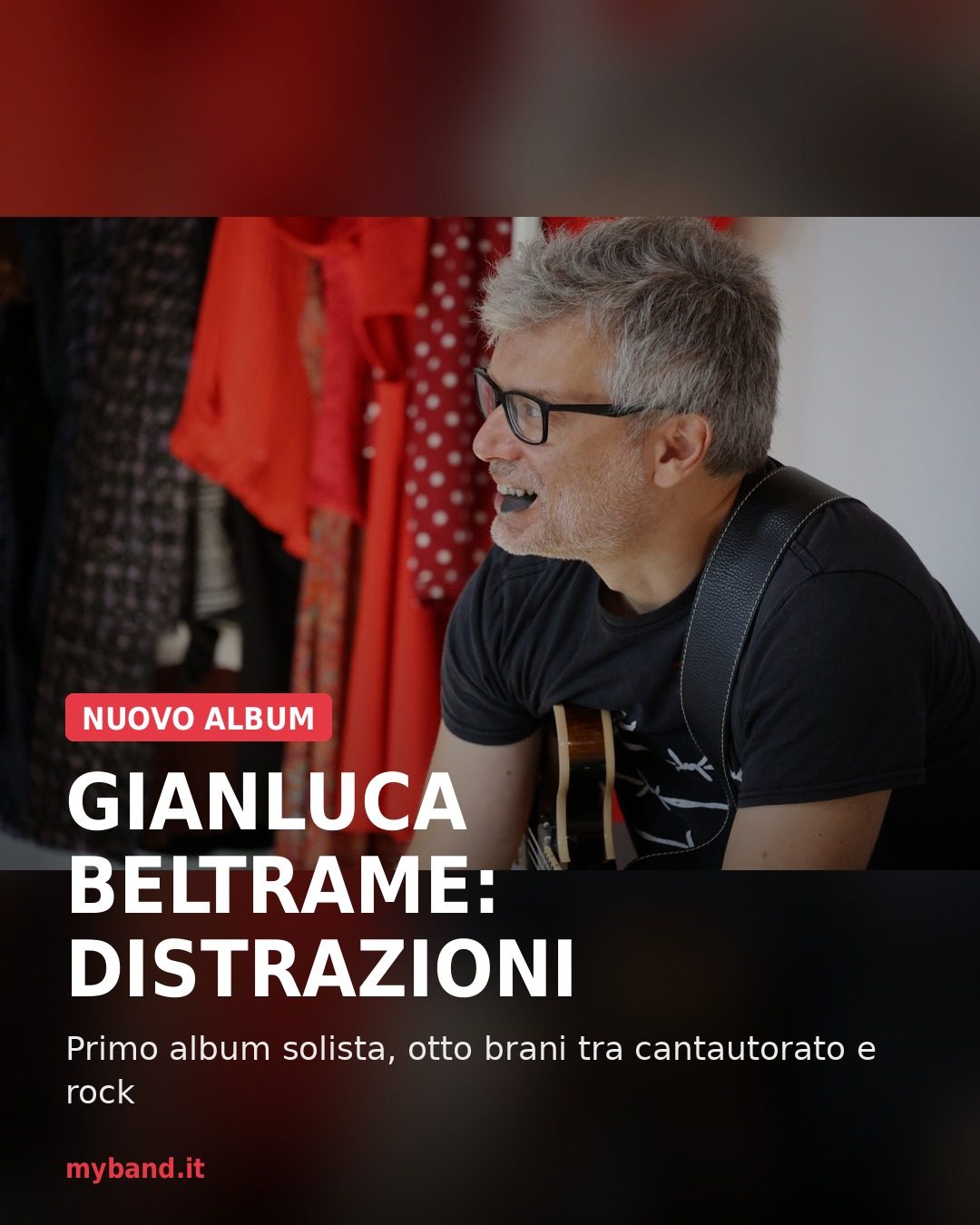 Gianluca Beltrame pubblica “Distrazioni”, il primo album solista