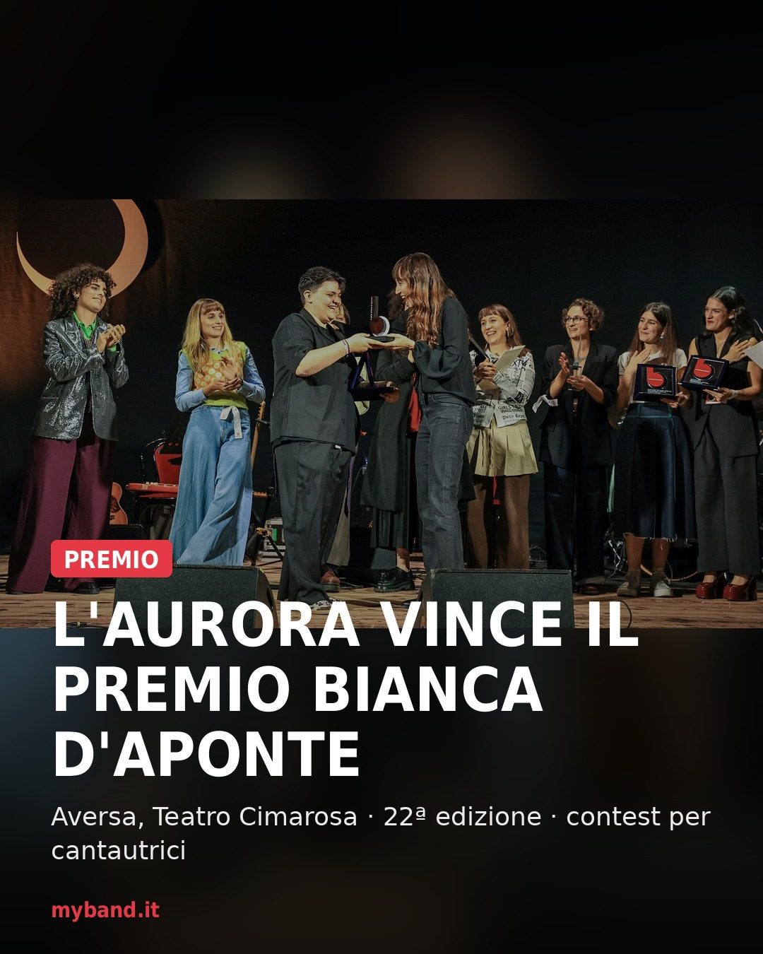 L'Aurora vince il Premio Bianca d'Aponte 2026