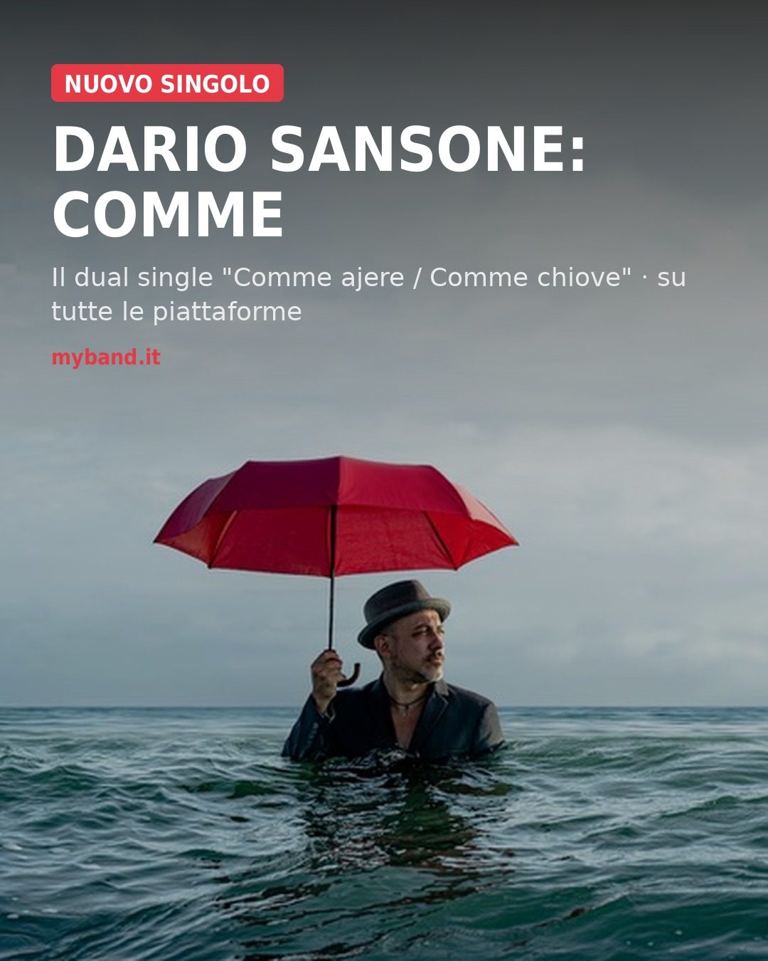 Dario Sansone, esce "Comme": il dual single "Comme ajere / Comme chiove" tra Napoli e la Francia