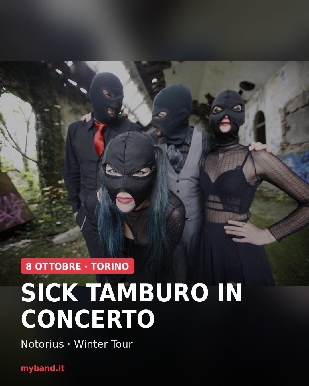 Sick Tamburo in concerto – Winter Tour